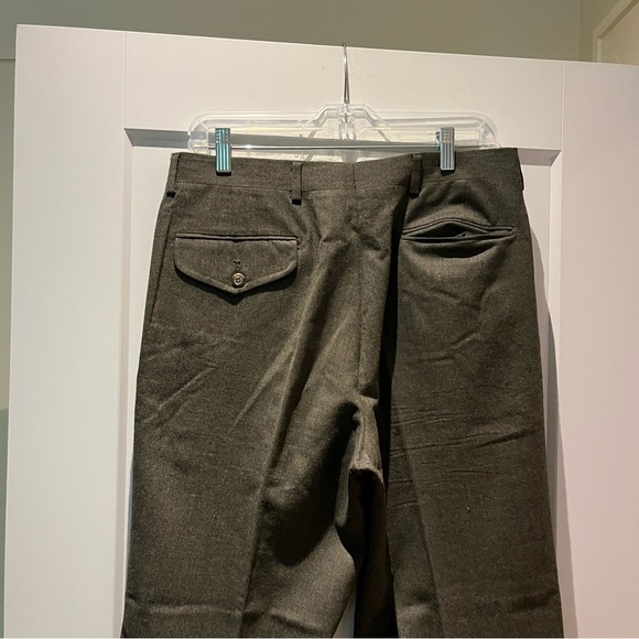 Vintage "Polo University Club" Ralph Lauren Classic Wool Union Made USA Trousers - Picture 7 of 11